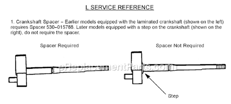 Page E Diagram and Parts List for GTI52  Weed Eater Trimmer